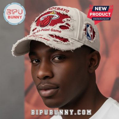 Miami Heat Bam Adebayo 83-Point Game Distressed NBA Signature Hat