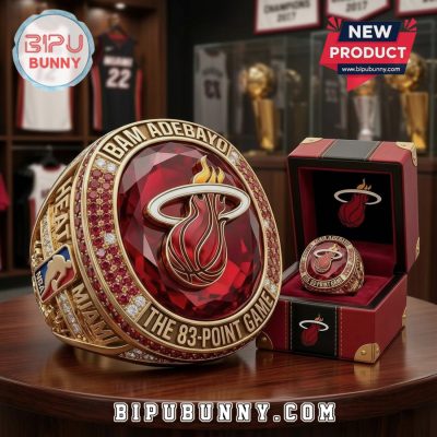 Miami Heat NBA Championship Ring – Bam Adebayo 83-Point Game Ring