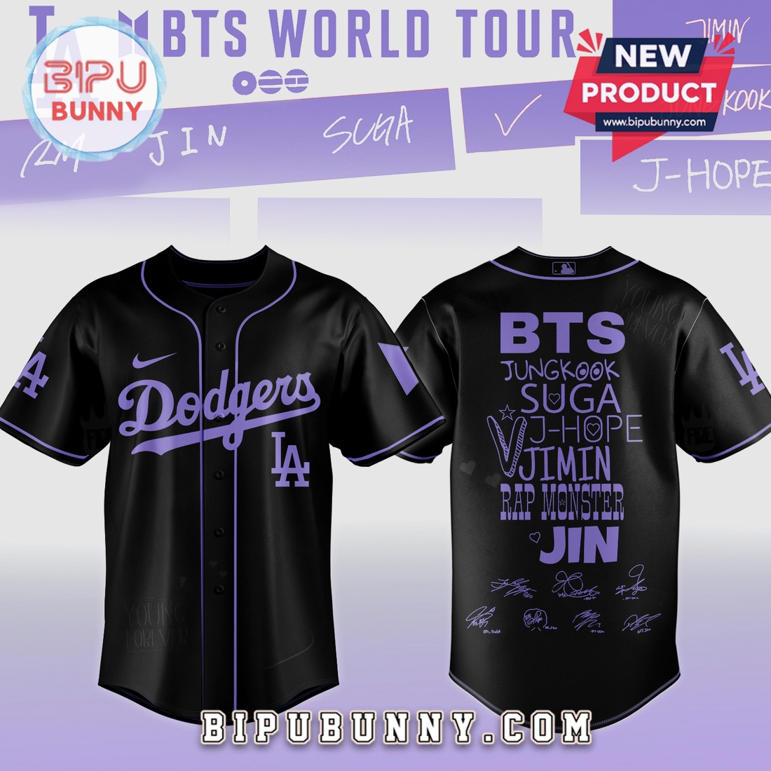 MLB All Team BTS World Tour 2026 Limited Edition Baseball Jersey MLB All Team BTS World Tour 2026 Limited Edition Baseball Jersey