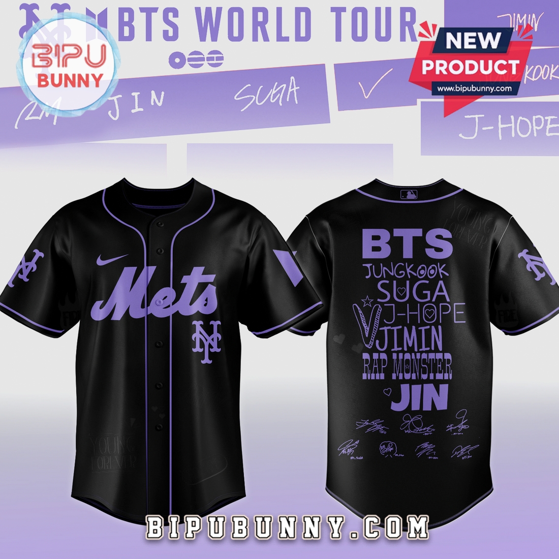 MLB All Team BTS World Tour 2026 Limited Edition Baseball Jersey MLB All Team BTS World Tour 2026 Limited Edition Baseball Jersey