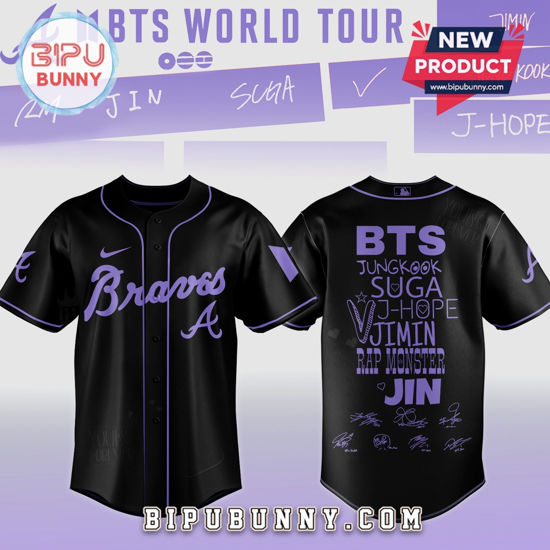 MLB All Team BTS World Tour 2026 Limited Edition Baseball Jersey MLB All Team BTS World Tour 2026 Limited Edition Baseball Jersey