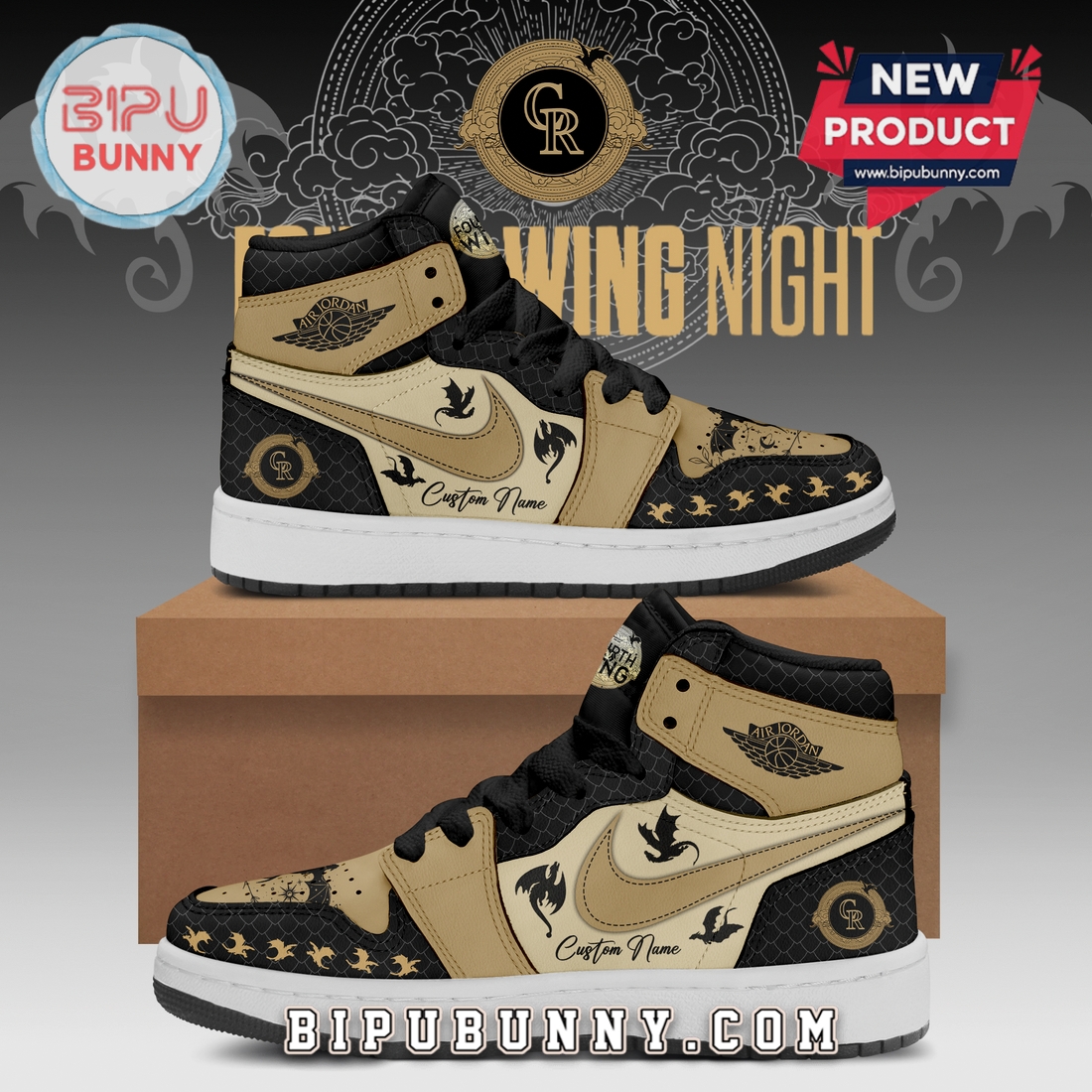MLB All Team Wing Night Dragon Design Custom Air Jordan 1 Sneakers MLB All Team Wing Night Dragon Design Custom Air Jordan 1 Sneakers