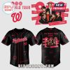 Black Nationals baseball jersey with BTS World Tour 2026 design and member names!