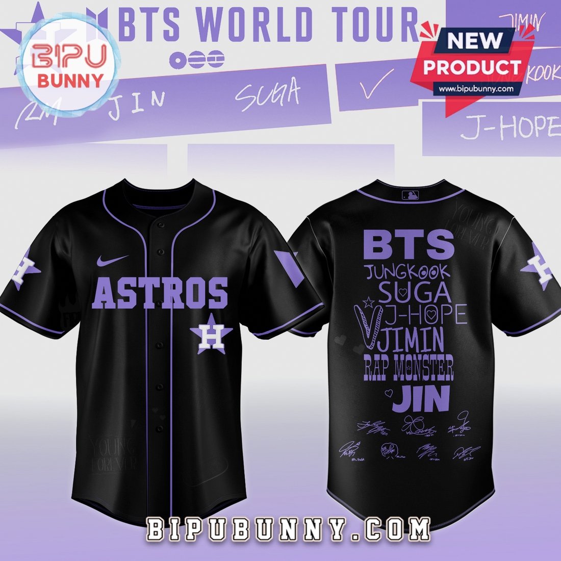 MLB BTS World Tour All Team Jersey Limited Edition Baseball Jersey MLB BTS World Tour All Team Jersey Limited Edition Baseball Jersey