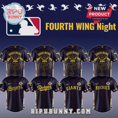 MLB Fourth Wing Baseball Jersey – All Teams Sorrengail Edition