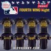 Fourth Wing Night baseball jersey featuring dragon silhouettes and MLB team logos.!