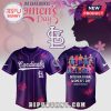 International Women's Day St. Louis Cardinals baseball jersey featuring 'Inspire Inclusion' design!