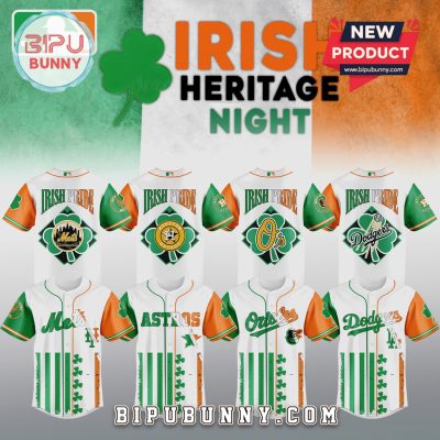 MLB Irish Heritage St. Patrick’s Day Edition Baseball Jersey