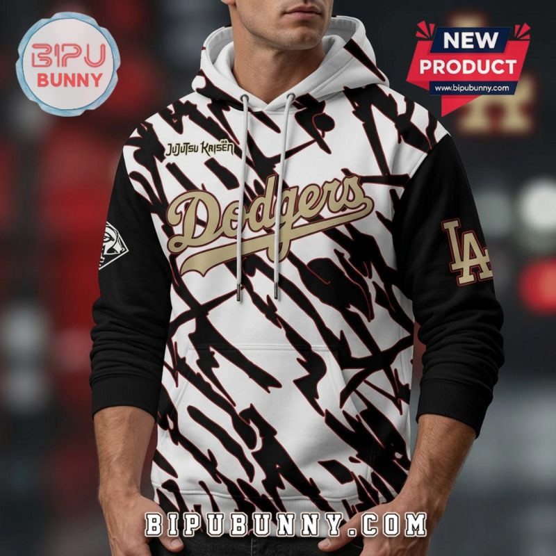 MLB Jujutsu Kaisen Night 2026 Team Logo Graphic Hoodie