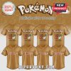 Pokémon 30th anniversary baseball jersey featuring team logos like Astros, Yankees, Dodgers, Brewers, and the year 1996-2026.!