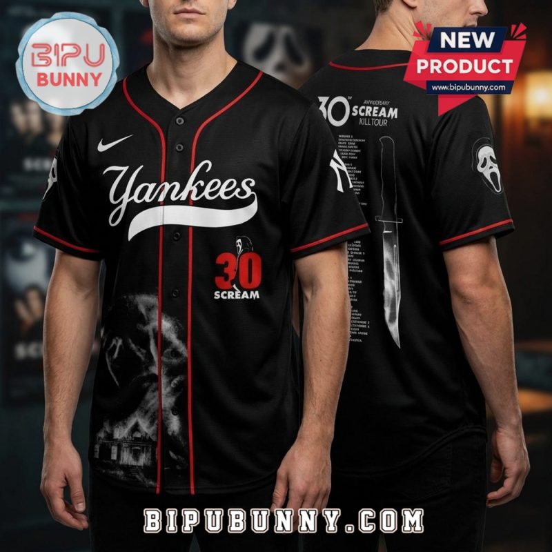 MLB Scream 30th Anniversary Kill Tour Baseball Jersey Limited Edition