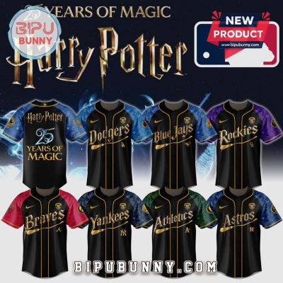 MLB x Harry Potter 25 Years of Magic Baseball Teams Game Night 2026 Jersey
