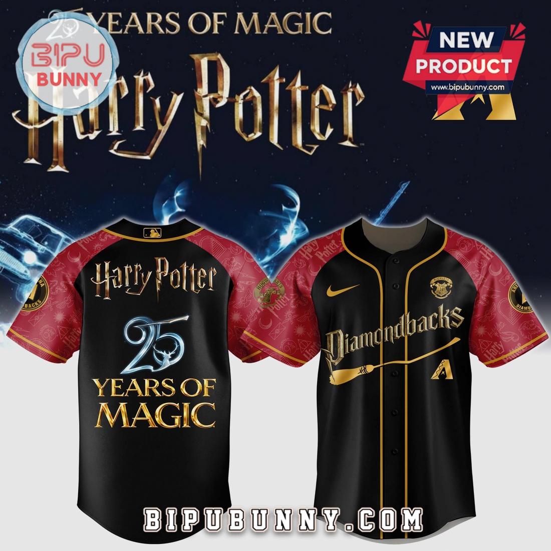 MLB x Harry Potter 25 Years of Magic Baseball Teams Game Night 2026 Jersey MLB x Harry Potter 25 Years of Magic Baseball Teams Game Night 2026 Jersey