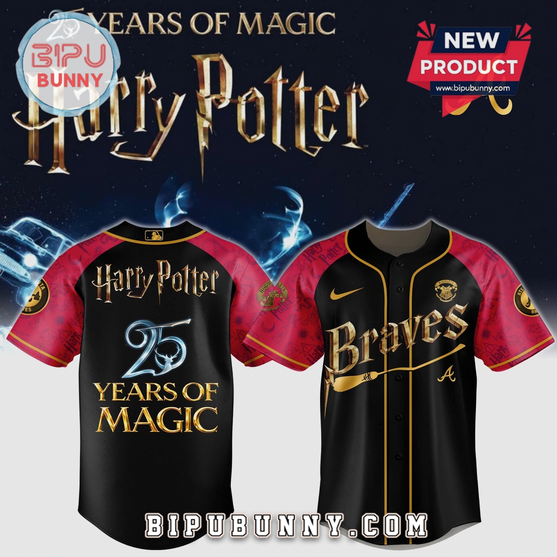 MLB x Harry Potter 25 Years of Magic Baseball Teams Game Night 2026 Jersey MLB x Harry Potter 25 Years of Magic Baseball Teams Game Night 2026 Jersey