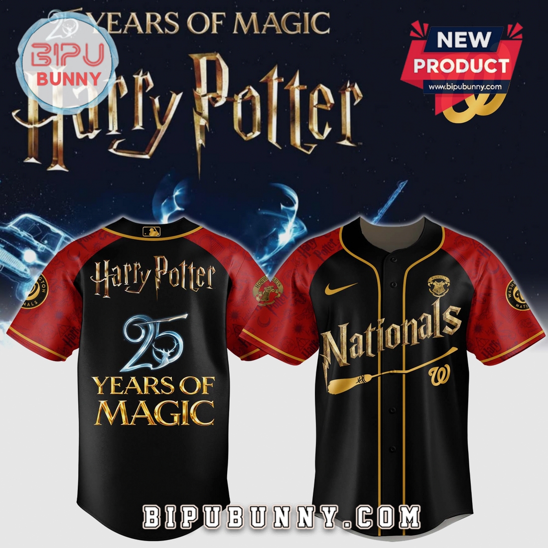 MLB x Harry Potter 25 Years of Magic Baseball Teams Game Night 2026 Jersey MLB x Harry Potter 25 Years of Magic Baseball Teams Game Night 2026 Jersey
