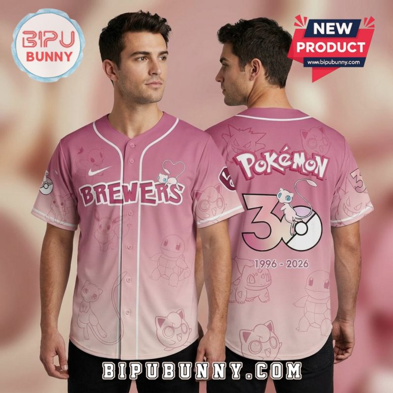 MLB x Pokémon 30th Anniversary Mew Limited Edition Baseball Jersey
