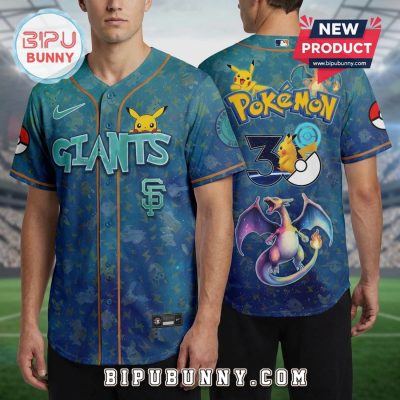 MLB x Pokémon 30th Anniversary Team Limited Edition Baseball Jersey