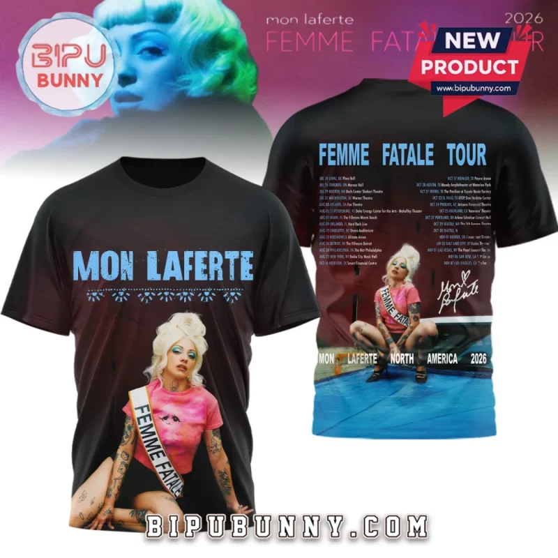 Mon Laferte Femme Fatale North America Tour 2026 Graphic T-Shirt