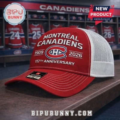 Montreal Canadiens 117th Anniversary 1909-2026 Trucker Hat