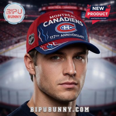 Montreal Canadiens 117th Anniversary NHL Flame Accent Premium Hat