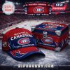 Montreal Canadiens 117th Anniversary cap and box featuring team logo and flame accents.!
