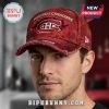Burgundy Montreal Canadiens hat with logo & '1909-2026' text. Distressed style baseball cap!