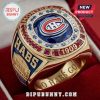 Montreal Canadiens 1909 Habs Go gold ring. Features the Habs logo and team colors.!