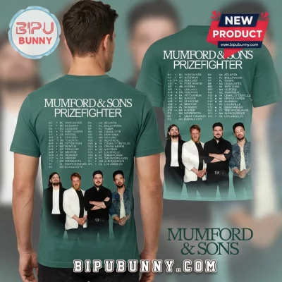 Mumford & Sons Prizefighter Concert Tour Graphic 3D T-Shirt