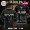 Black tee, The Black Parade Stadium Tour 2026 design! Band merch for fans, black and white skeleton image!