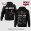Black hoodie: The Black Parade Stadium Tour 2026 design! MCR merch, retro punk vibe!