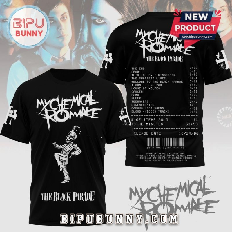My Chemical Romance Black Parade 3D Album Art Premium Shirt