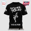 Black tee: My Chemical Romance, The Black Parade skeleton graphic, white text!
