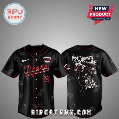 My Chemical Romance Black Parade Detroit Tigers Baseball Jersey