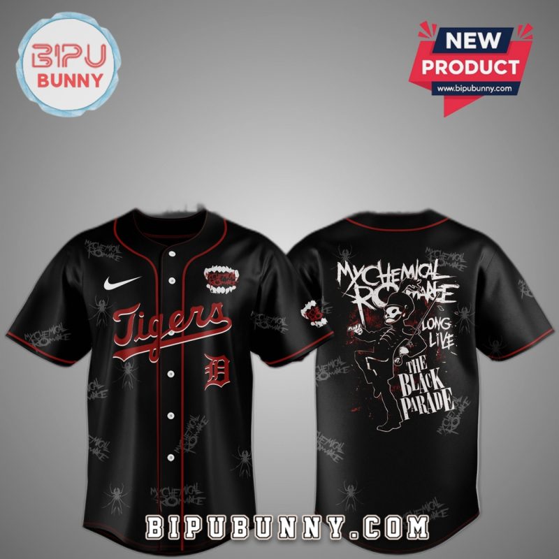 My Chemical Romance Black Parade Detroit Tigers Baseball Jersey