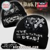 Black beanie with My Chemical Romance band graphics and text: The Black Parade Is Dead!