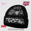 Black beanie with My Chemical Romance 'The Black Parade' white graphic, band members, skull! MCR merch!