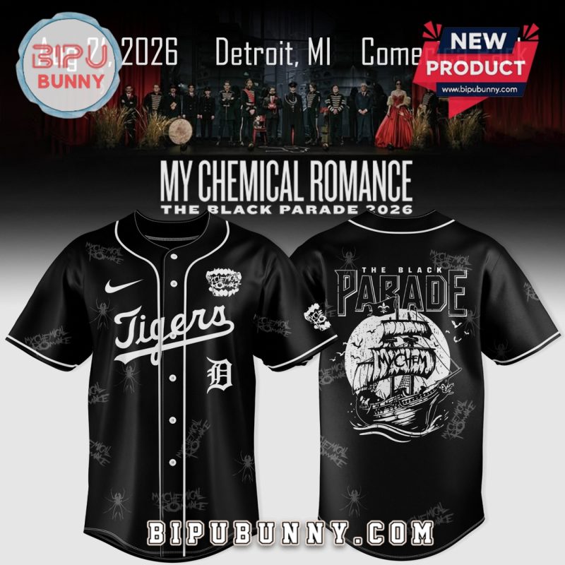My Chemical Romance – The Black Parade 2026 Detroit Baseball Jersey