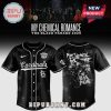 My Chemical Romance The Black Parade 2026 baseball jersey, front and back shown, with Cardinals design elements.!