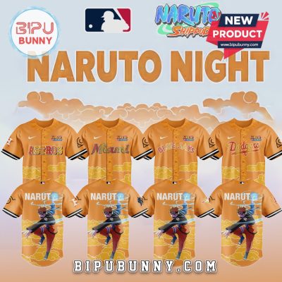 Naruto Night MLB Teams Limited Edition Baseball Jersey