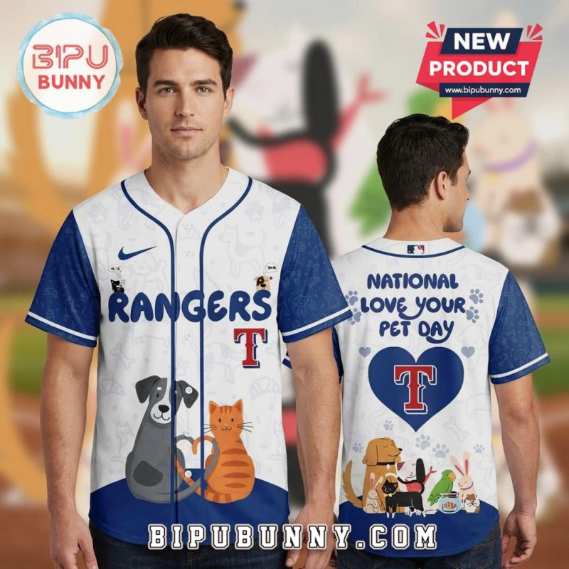 National Love Your Pet Day Baseball Graphic Jersey National Love Your Pet Day Baseball Graphic Jersey