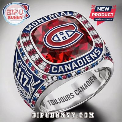 NHL Montreal Canadiens 117th Anniversary Premium Gift Collectible Ring
