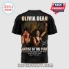 Black t-shirt featuring Olivia Dean's name and awards: Artist of the Year, Album of the Year, Song of the Year, Best Pop Act.!