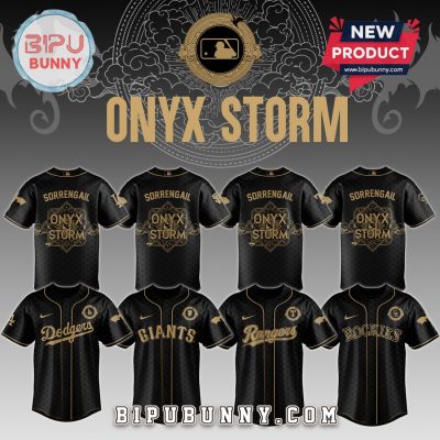 Onyx Storm MLB Baseball Jersey – Limited Edition Team Fan Apparel