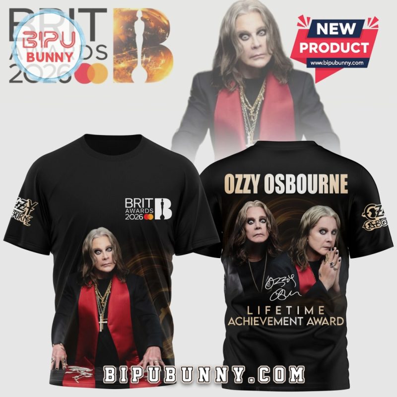 Ozzy Osbourne Brit Awards 2026 Lifetime Achievement Premium Shirt