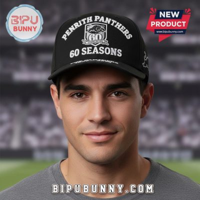 Penrith Panthers 60 Seasons Anniversary Embroidered Baseball Cap
