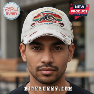 Penrith Panthers NRL 1967-2026 Anniversary Distressed Baseball Cap