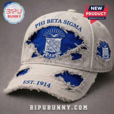 Phi Beta Sigma Fraternity Distressed Logo Baseball Cap