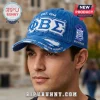 Blue ΦΒΣ hat! Distressed style with 'Est 1914,' 'Brotherhood,' and 'Service for Humanity' text!