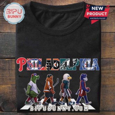 Philadelphia Phillies Abbey Road Mascot Fan Premium T-Shirt