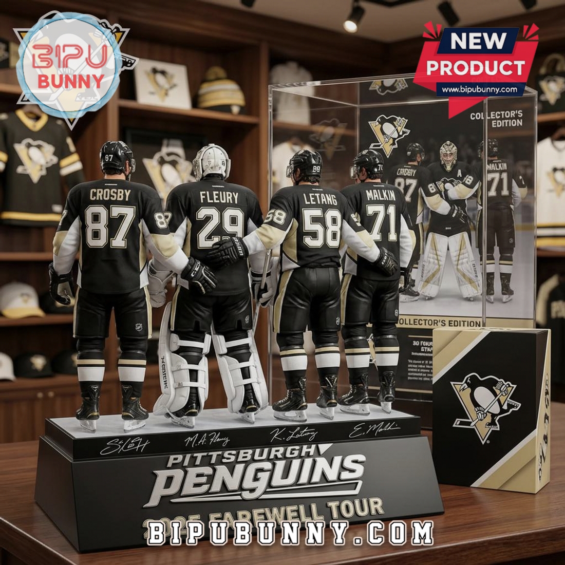 Pittsburgh Penguins 2025 Farewell Tour Collector’s Edition Figurine Pittsburgh Penguins 2025 Farewell Tour Collector’s Edition Figurine